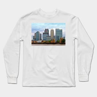 Canary Wharf London Docklands England UK Long Sleeve T-Shirt